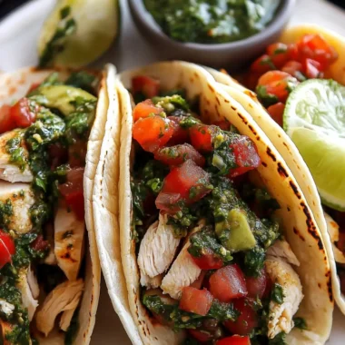 Chicken Chimichurri Tacos