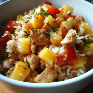 Pineapple Chicken Rice