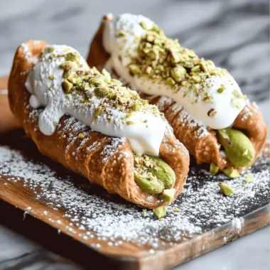 Pistachio Cannoli