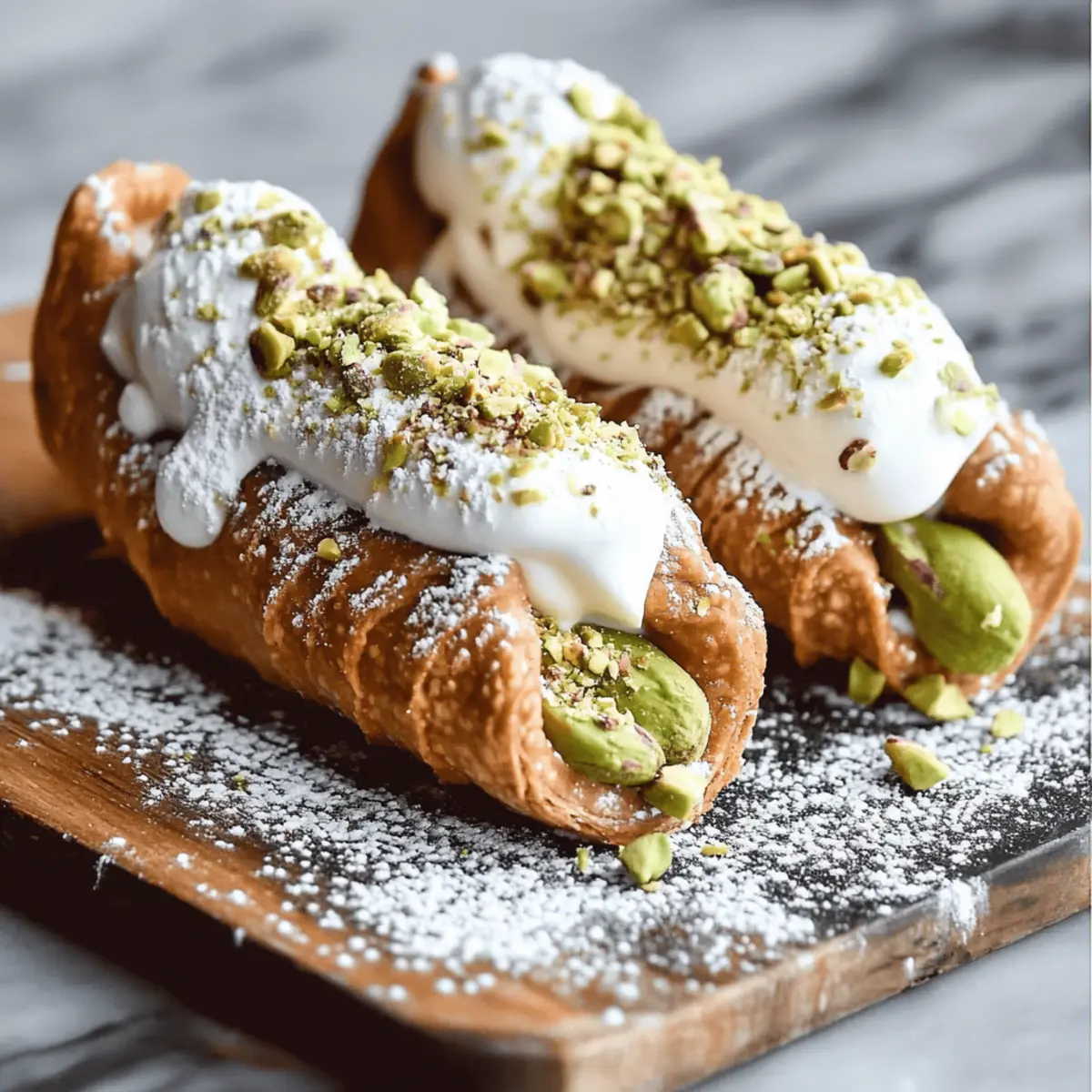Pistachio Cannoli