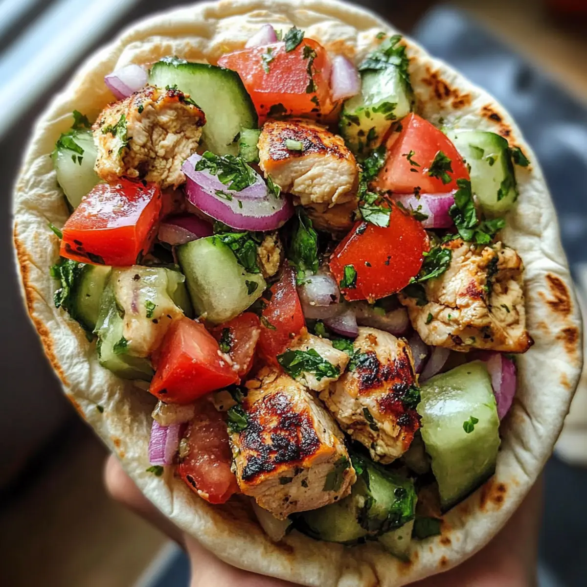 Sheet Pan Chicken Pitas