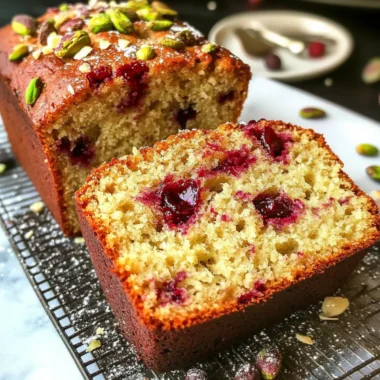 Cranberry Pistachio Bread
