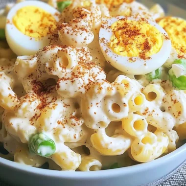 Deviled Egg Macaroni Salad