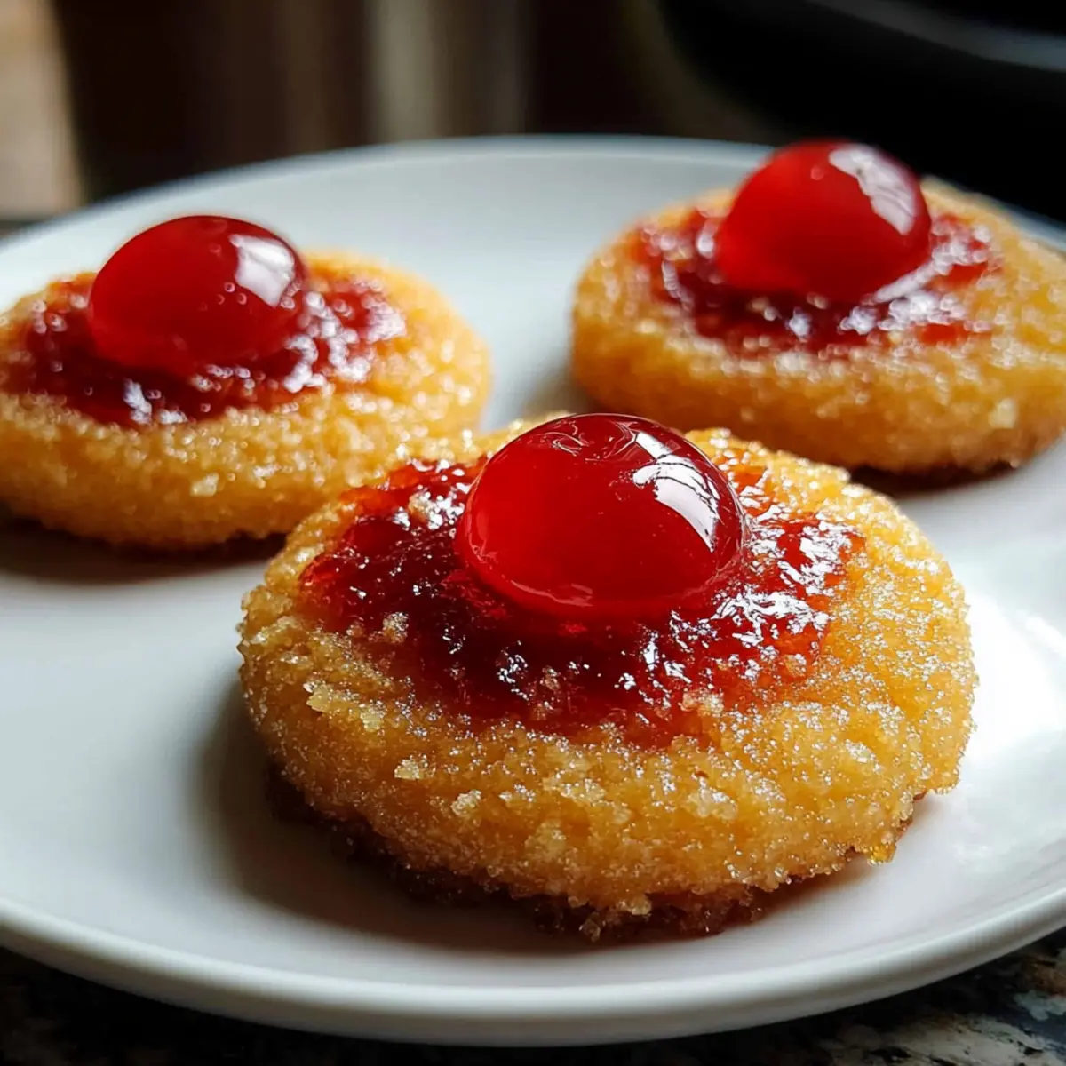Pineapple Upside Down Sugar Cookies