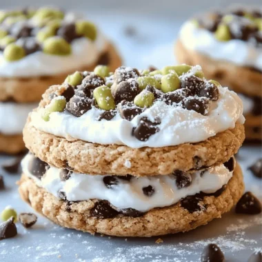 Cannoli Cookie Sandwiches