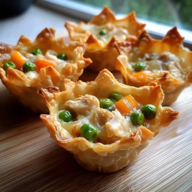 Chicken Wonton Cups