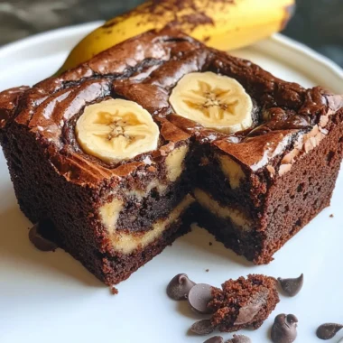 Banana Bread Brownies