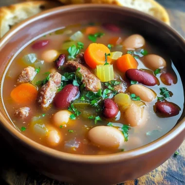 Bean and Sausage Soup