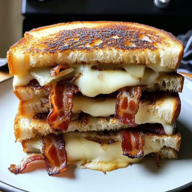 Bacon Onion Grilled Cheese