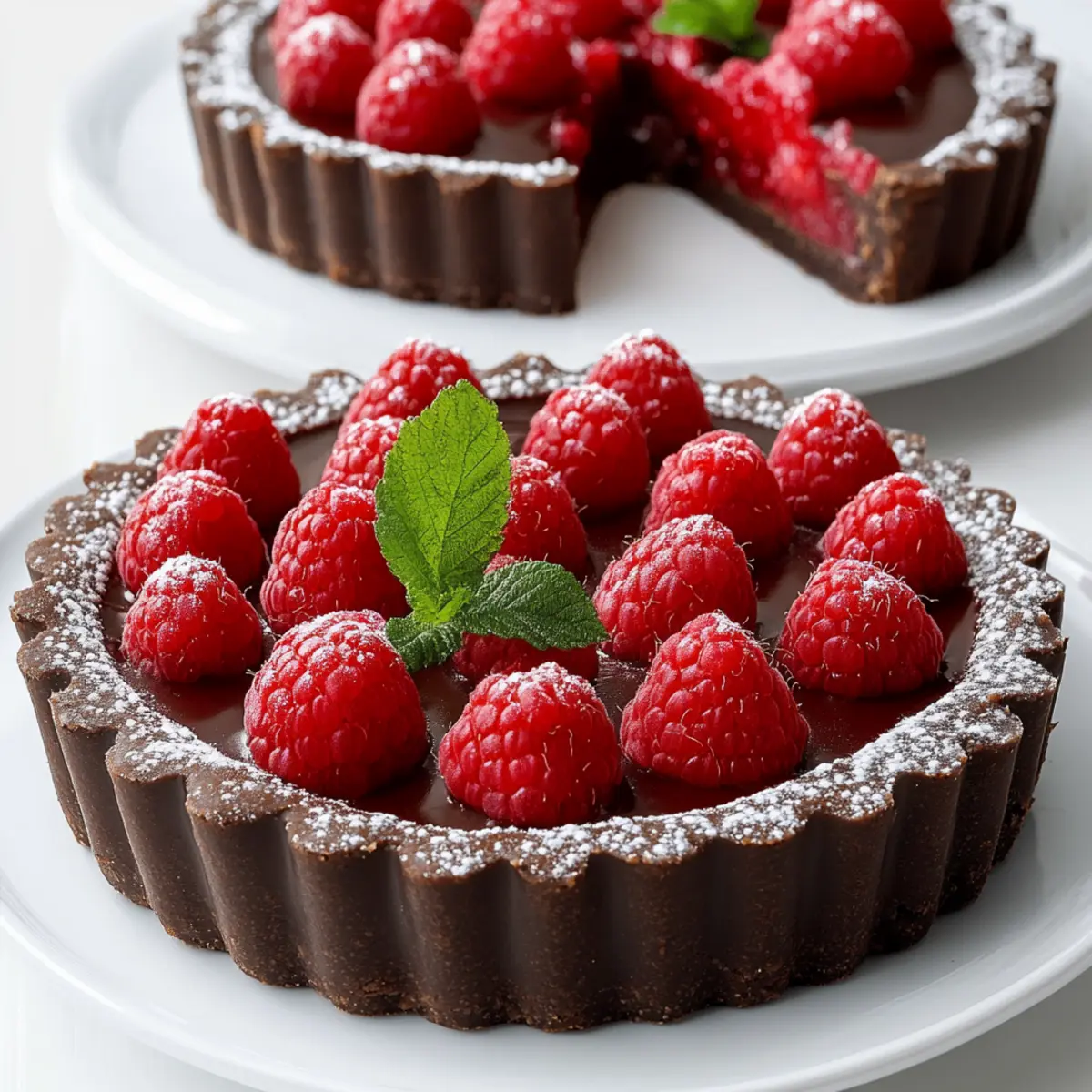 Chocolate Raspberry Tart