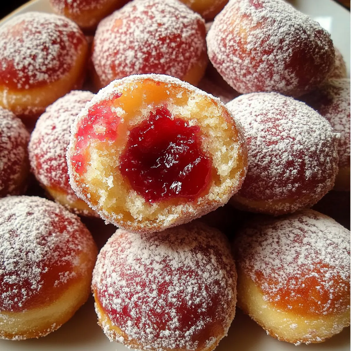 Cherry Doughnut Holes