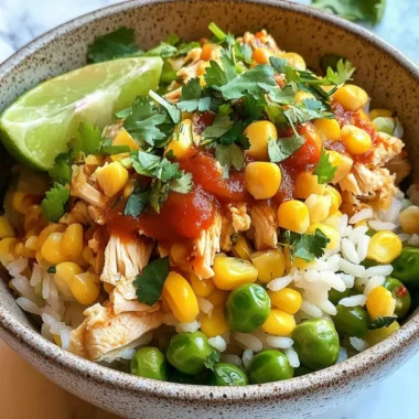 Chicken Street Corn Rice Bowl