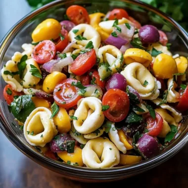 Italian Grinder Tortellini Salad