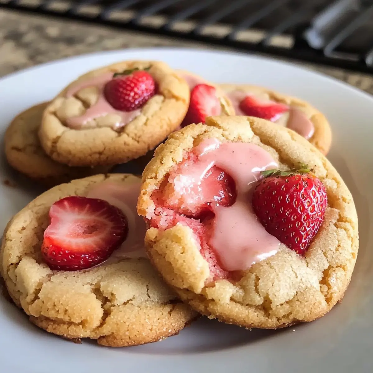 Strawberry Cookies