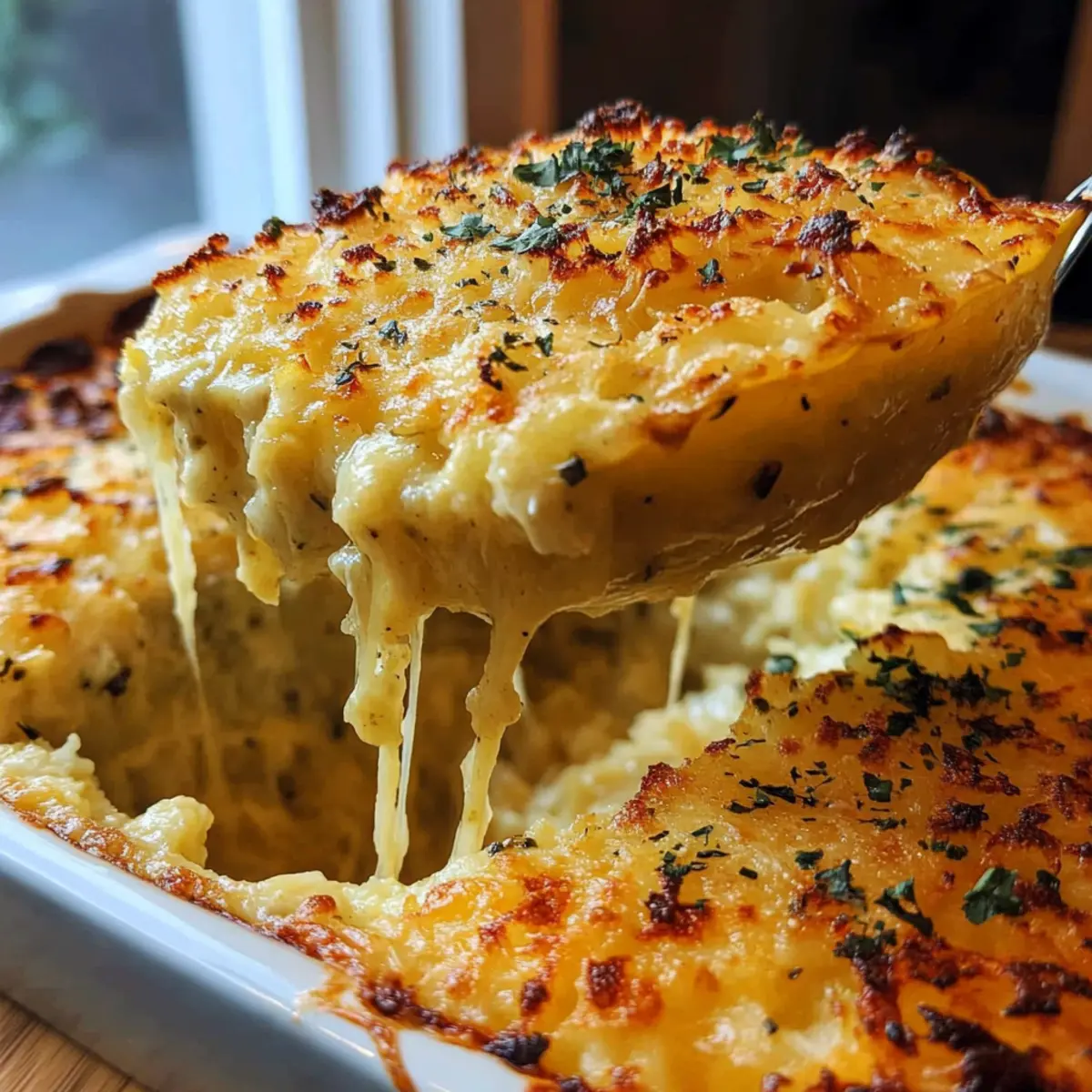 Spaghetti Squash Au Gratin