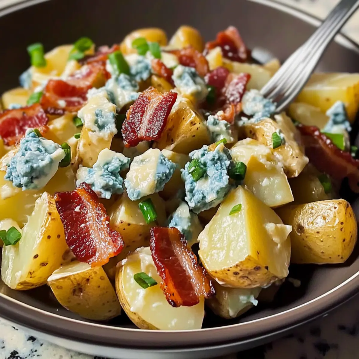 Bacon Blue Cheese Potato Salad
