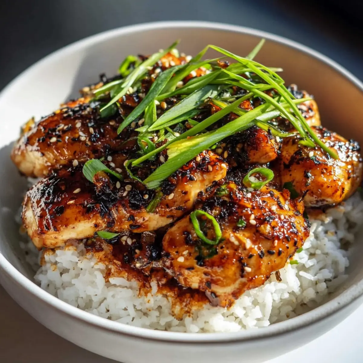 Spicy Maple Chicken with Coconut Rice