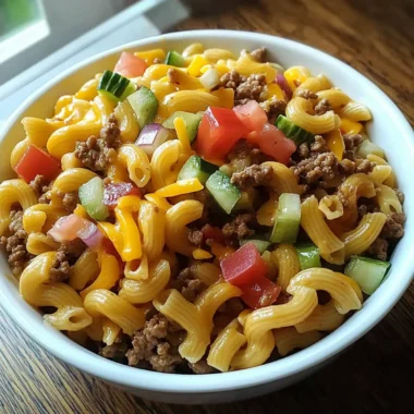 Big Mac Pasta Salad