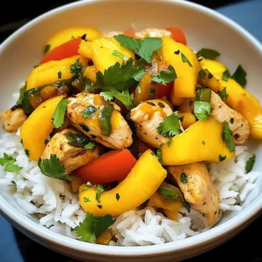 Mango Chicken and Rice