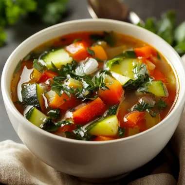 Vegetable Detox Soup Recipe