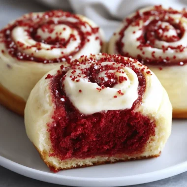 Red Velvet Cinnamon Rolls