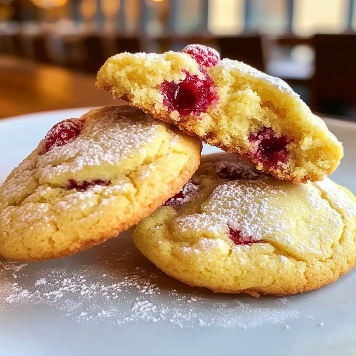 Lemon Raspberry Cookies