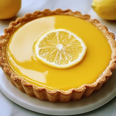 Glossy Lemon Tart