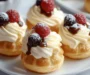 Vanilla Pudding Choux Cups