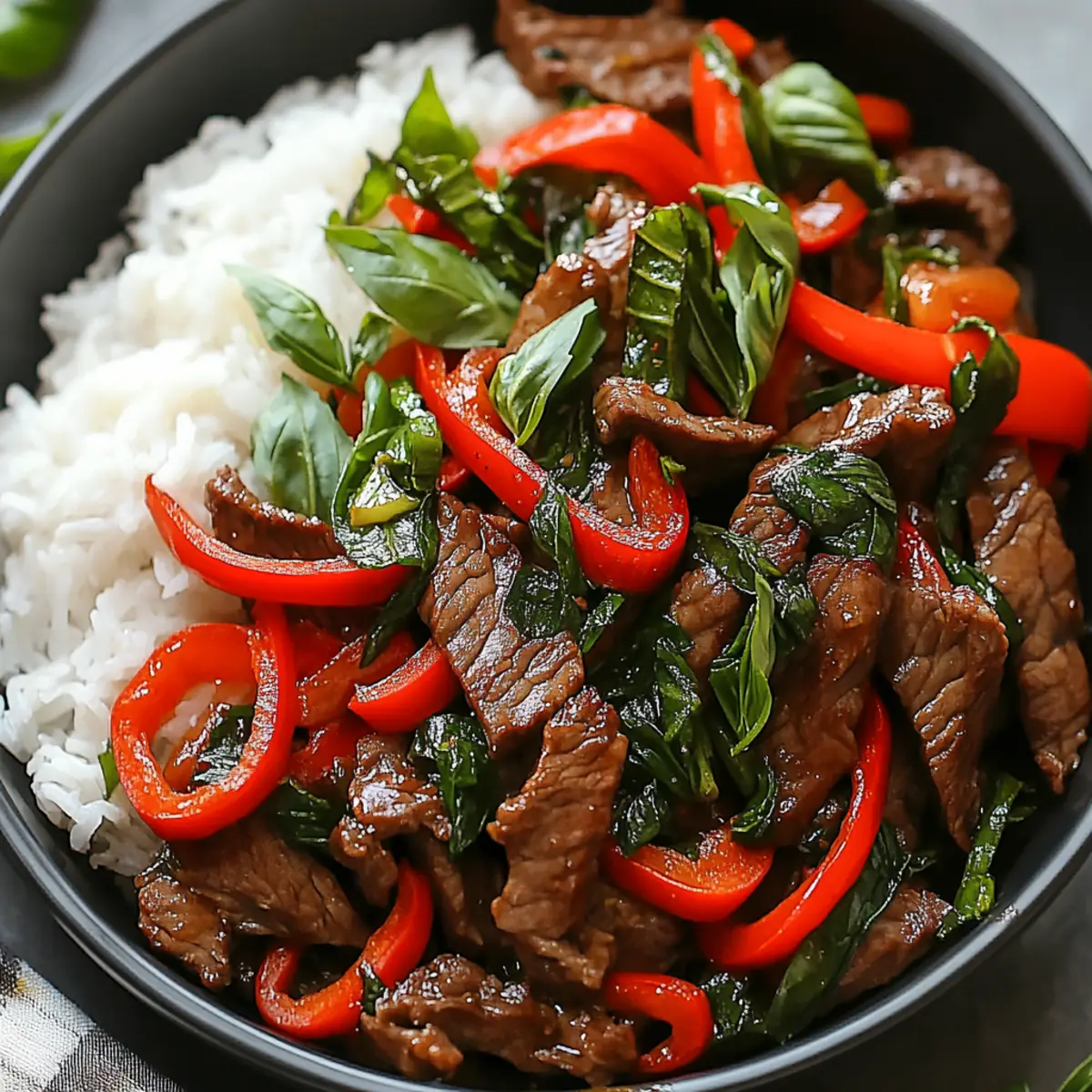 Thai Basil Beef Stir-Fry