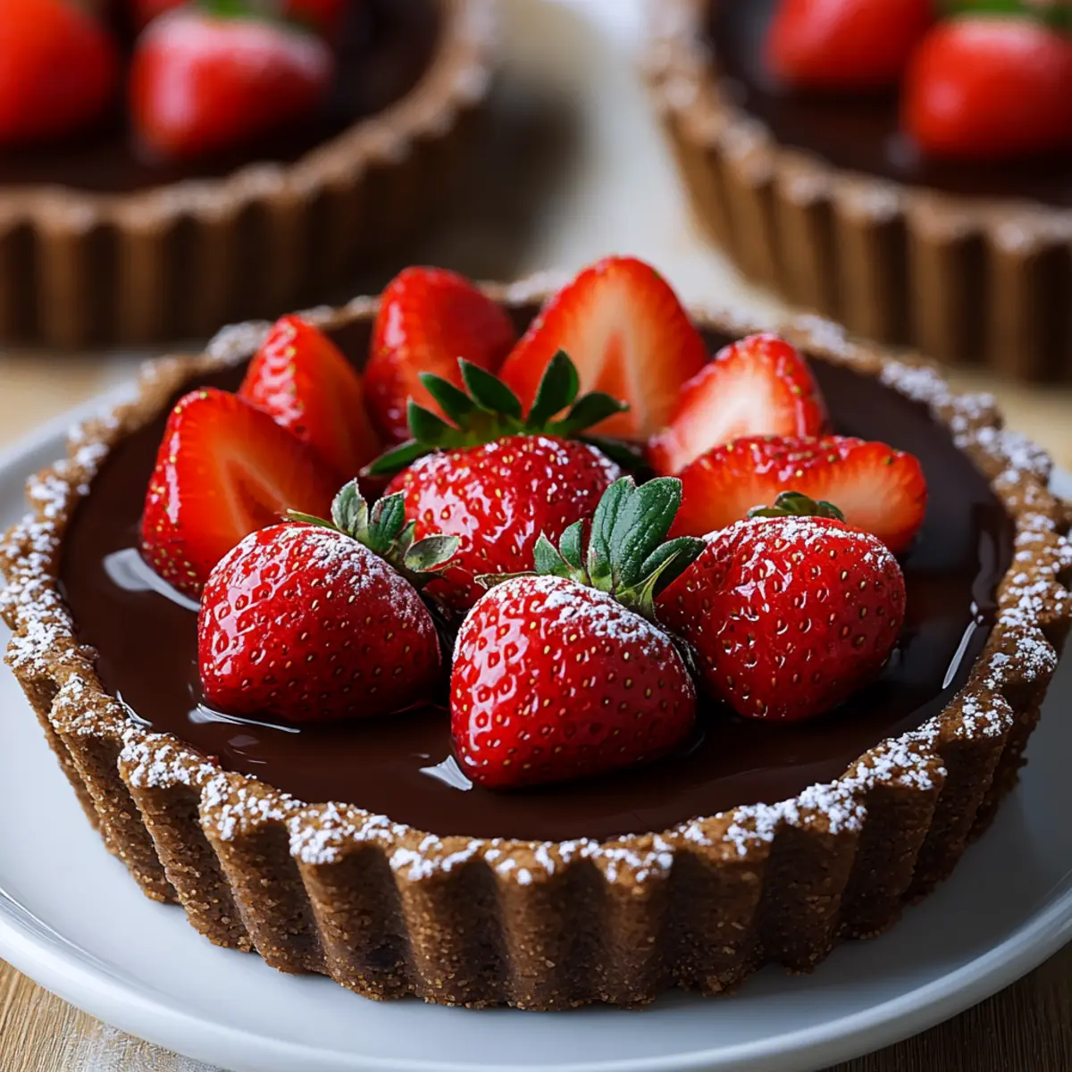 Chocolate Strawberry Tart