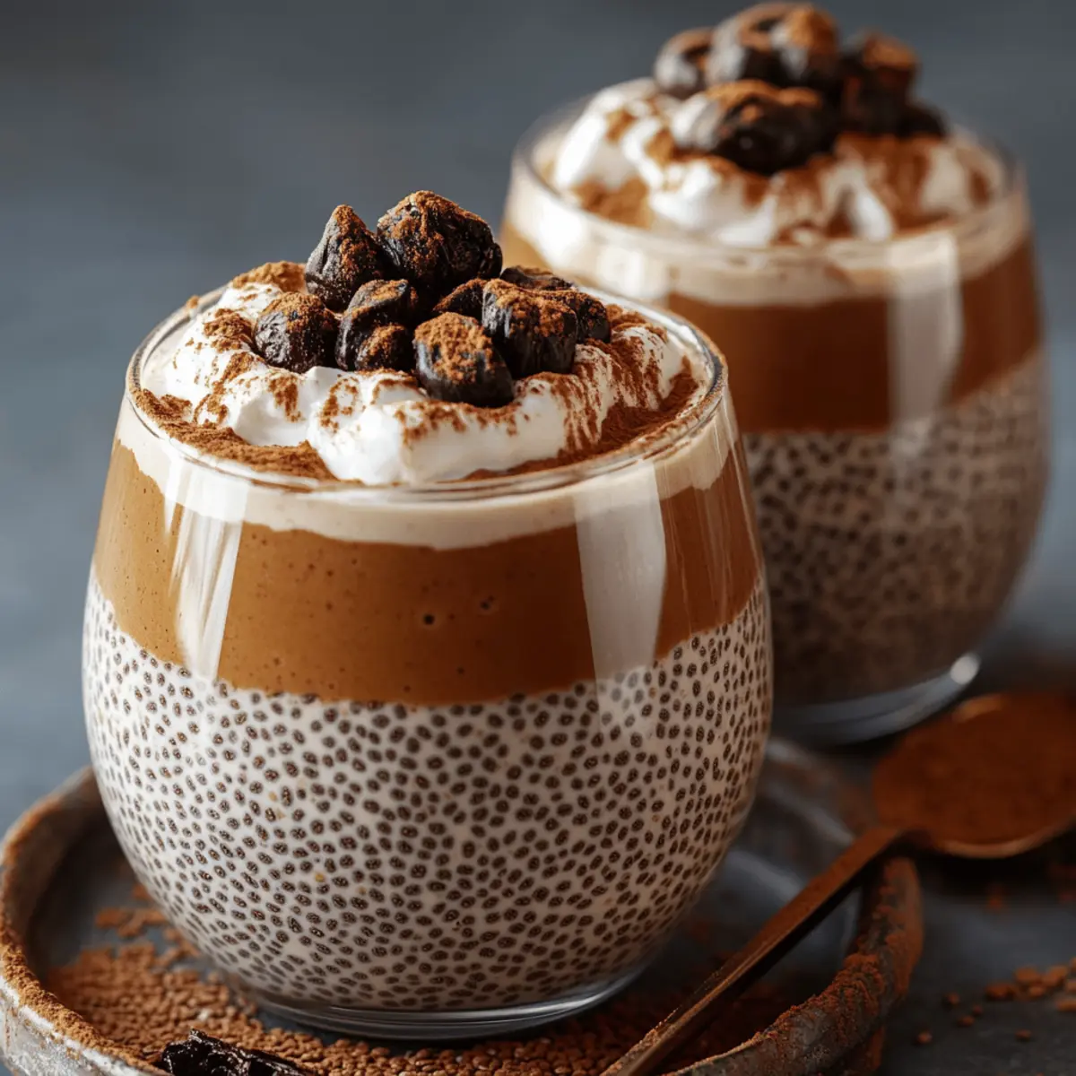 Tiramisu Chia Pudding