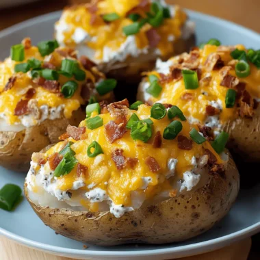 Loaded Baked Ranch Potatoes