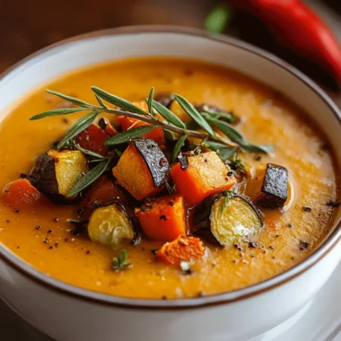 Roasted Vegetable Soup