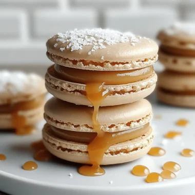 Salted Caramel Macarons
