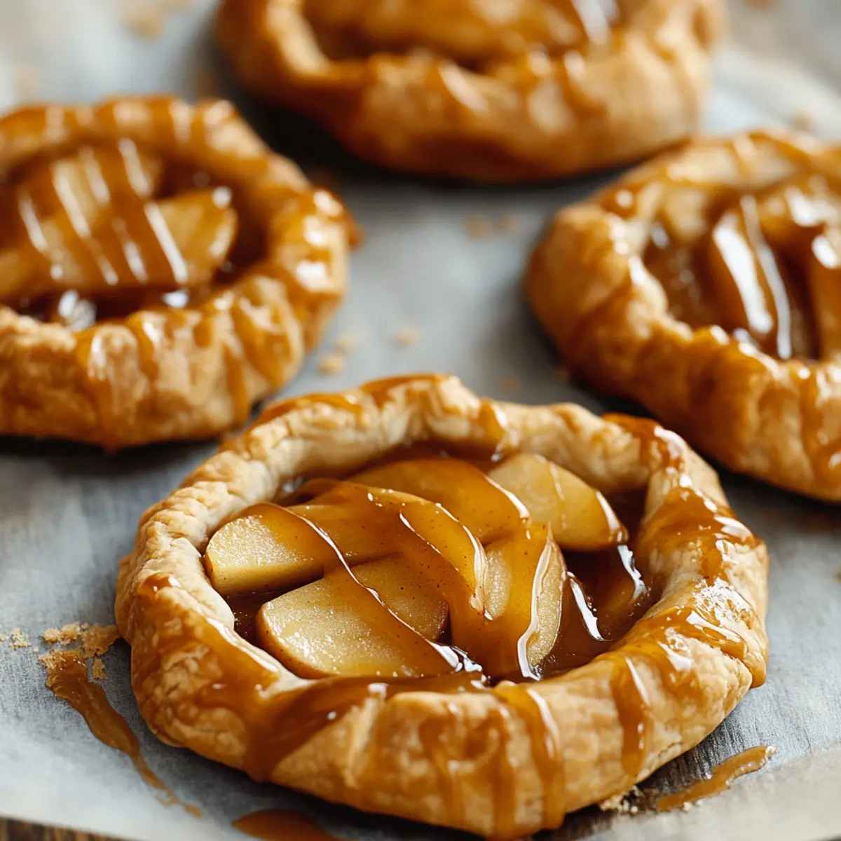 Caramel Apple Mini Galettes