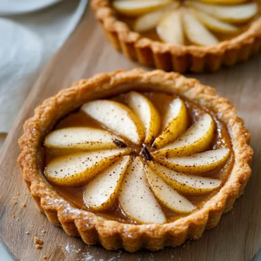 Brown Butter Pear Tart
