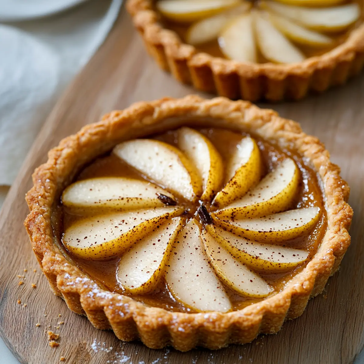 Brown Butter Pear Tart
