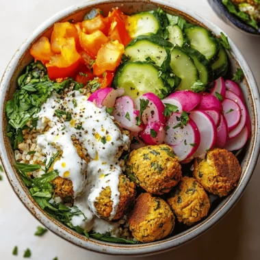 Loaded Falafel Bowl