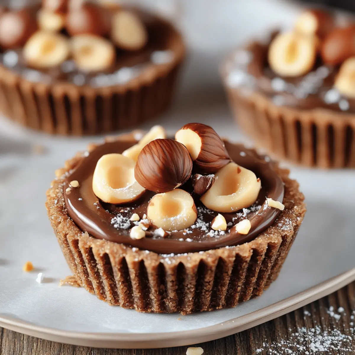 Chocolate Hazelnut Tartlets
