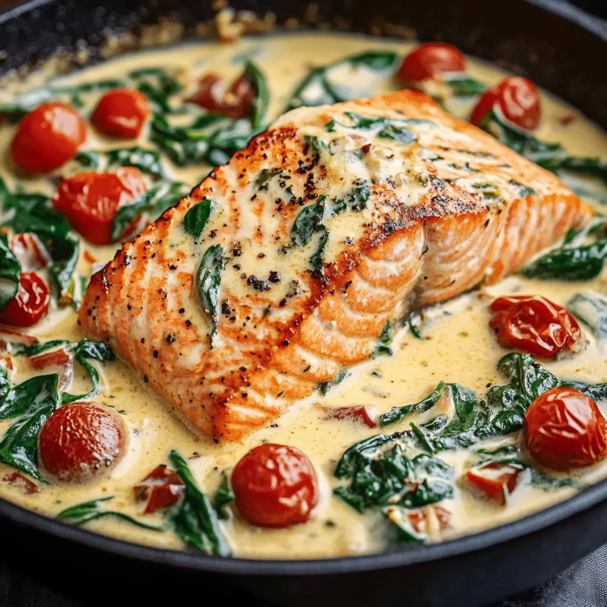 Creamy Tuscan Salmon