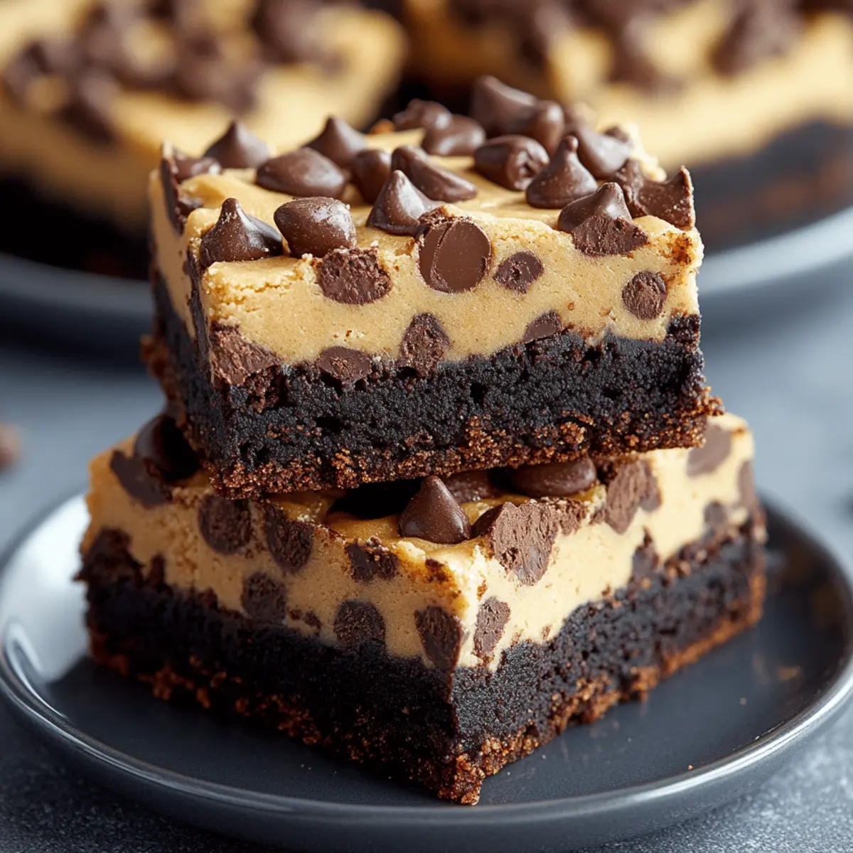 Cookie Dough Brownies