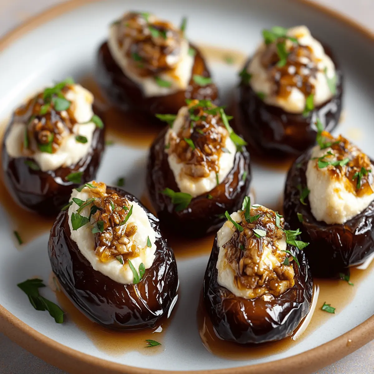 Goat Cheese Stuffed Dates