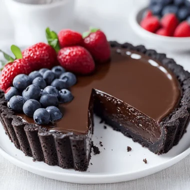 No-Bake Chocolate Tart