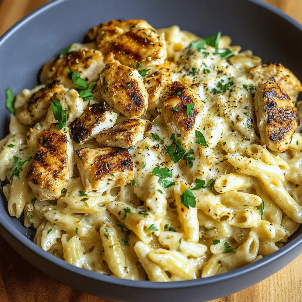 Garlic Chicken Pasta