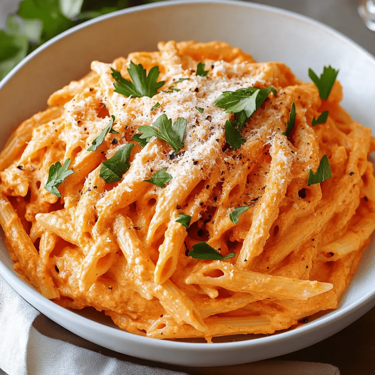 Creamy Roasted Red Pepper Pasta