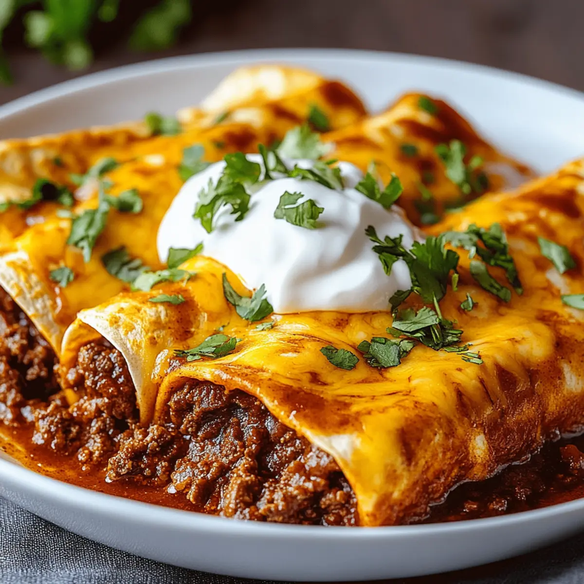 Beef Enchiladas