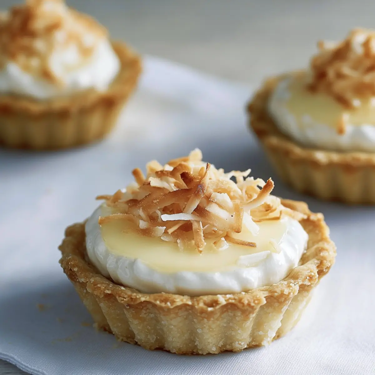 Coconut Cream Tartlets