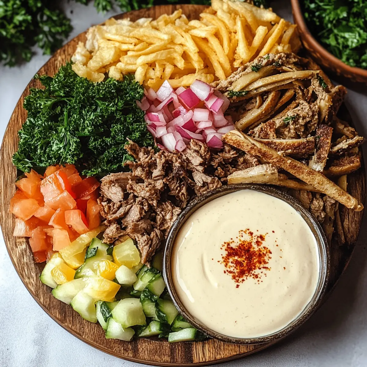 Lebanese Shawarma Platter
