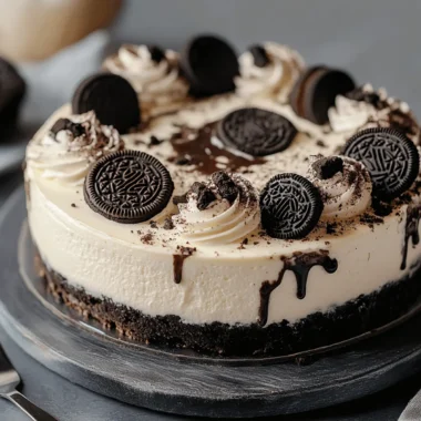 Oreo Cookies and Cream Cheesecake